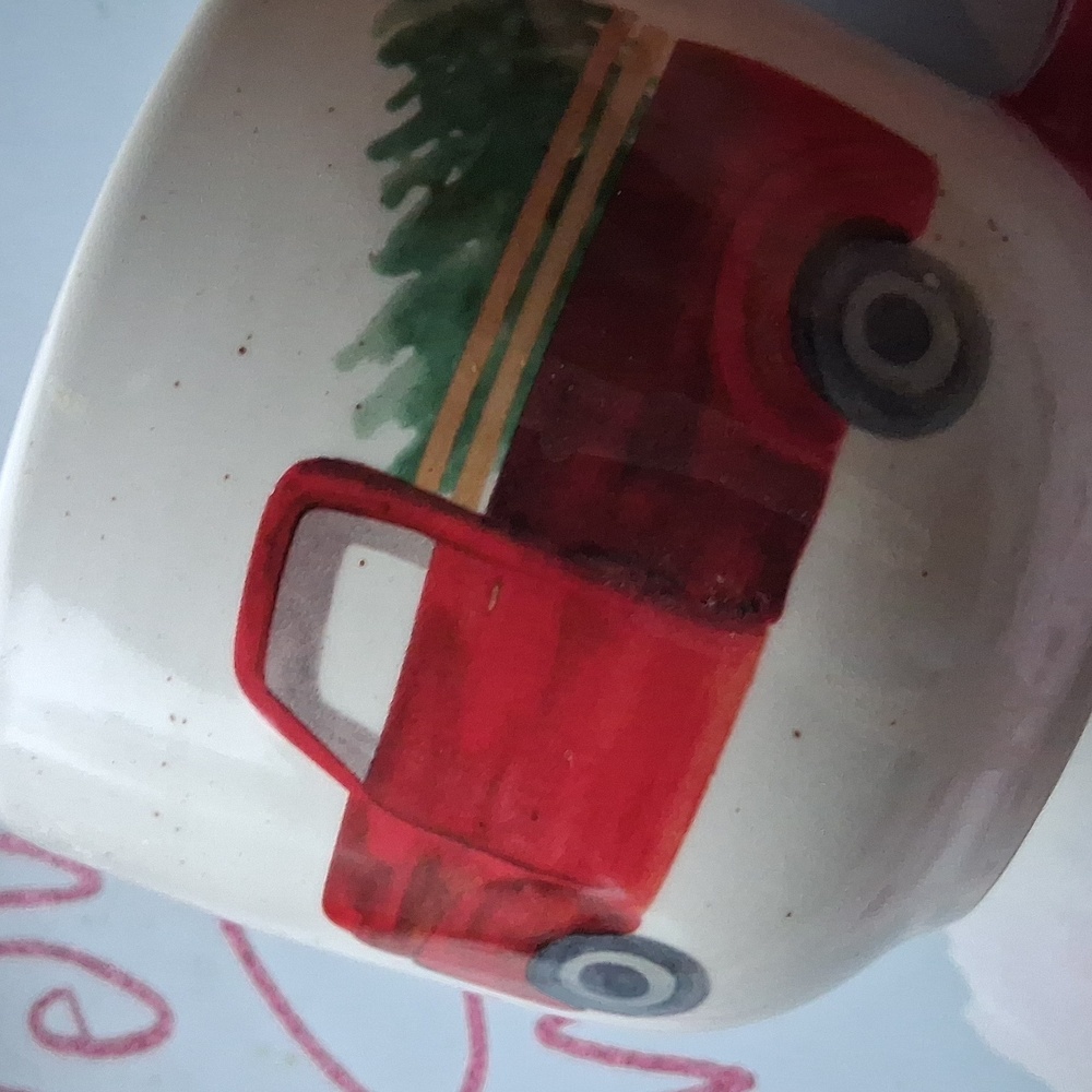 Dolly Parton Coffee Mug Christmas Red Truck country Official stoneware - Picture 4 of 5